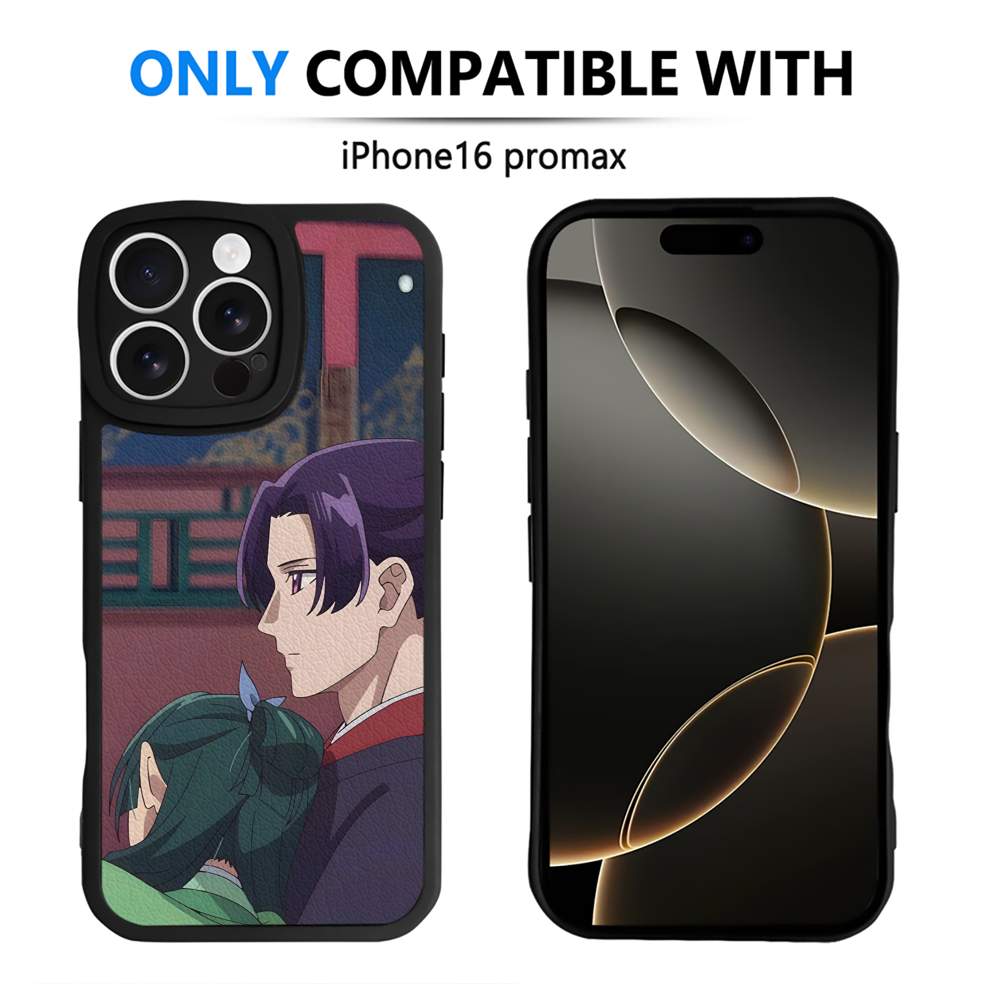 薬屋のひとりごと The Apothecary Diaries 【iPhone 16シリーズ対応】シリコンスマホケース（レザー調） 材質：シリコン